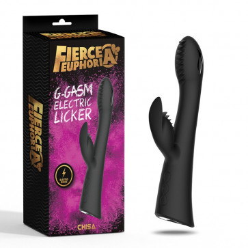 Вибратор черный с усиками G-gasm Electric Licker