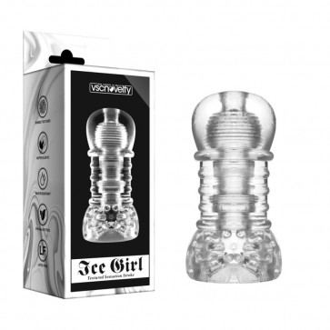 Прозрачный мастурбатор для мужчин Ice Girl Textured Sensation Stroker