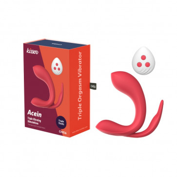Вибростимулятор для женщин Triple Orgasm Vibrator Kissen Acein