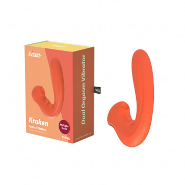 Вибростимулятор для женщин Dual Orgasm Vibrator Kissen Kraken