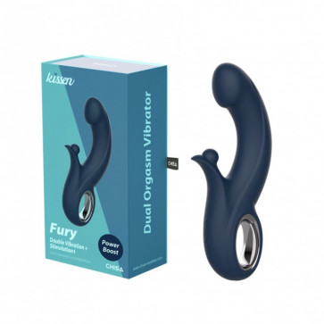 Вибратор для женщин Dual Orgasm Vibrator Kissen Fury