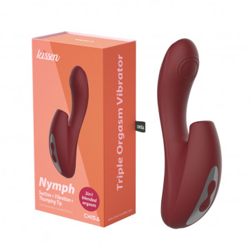 Вибратор для женщин Triple Orgasm Vibrator Kissen Nymph