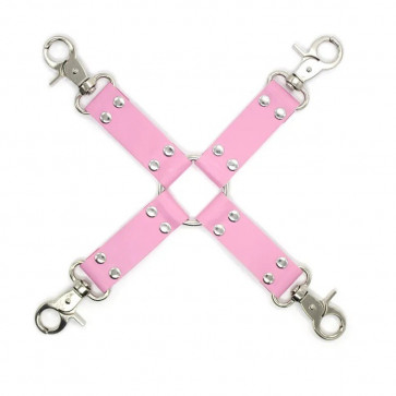 Крестовина-фиксатор для наручников и наножников Bdsm Cross Pink
