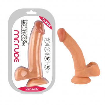 Фаллоимитатор на присоске Realistic Dong Flesh Mr. Rude 7.9