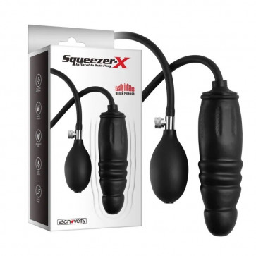 Надувная анальная пробка Squeezer-X Inflatable Butt Plug
