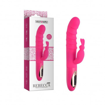 Вибратор розовый Pleasure Luxury Rabbit Vibrator Rebecca