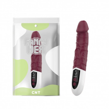 Вибратор LCD Screen Dildo Vibrator Red