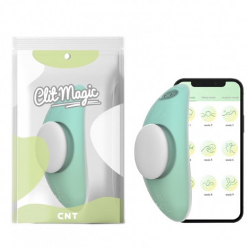 Накладной вибростимулятор Sweet Bomb Panty Vibe App Version Cyan