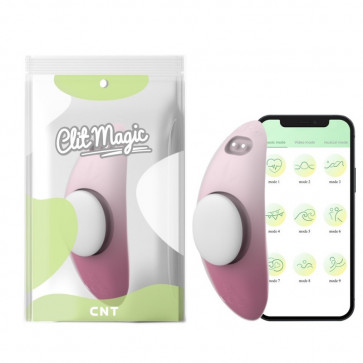 Накладной вибростимулятор Sweet Bomb Panty Vibe App Version White Pink