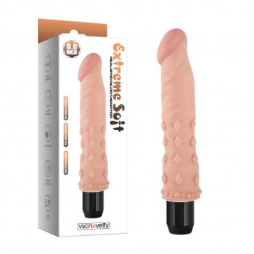 Вибратор Extreme Soft Realistic Dildo Vibrator 9.0