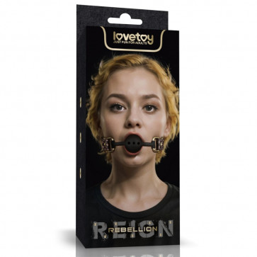 Стильный кляп Rebellion Reign Ball Gag