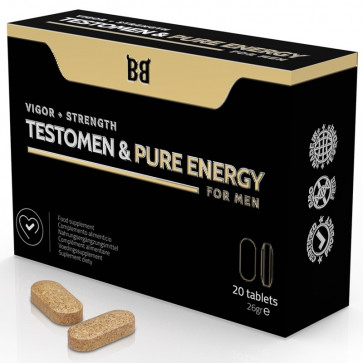 Усилитель потенции для мужчин Testomen Pure Energy, 20 капсул