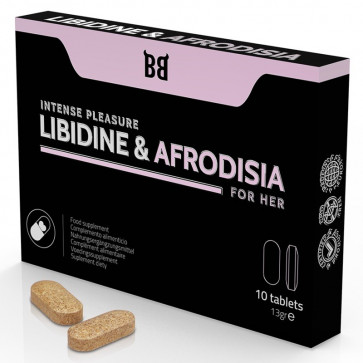 Препарат для женщин Blackbull Libidine Afrodisia Intense Pleasure, 10 таблеток