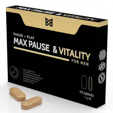 Препарат для задержки оргазма Blackbull Max Pause Vitality Retardant, 10 капсул