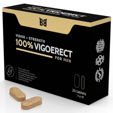 Препарат для потенции Blackbull 100% Vigoerect Vigor Strength, 20 таблеток