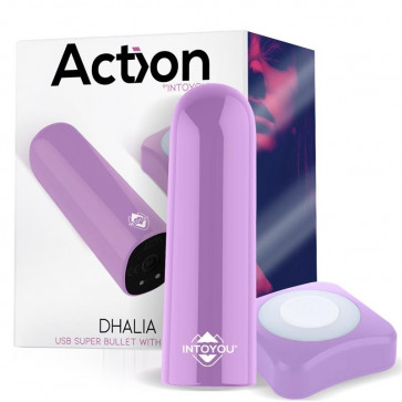 Вибропуля Action Dhalia Super Vibrating Bullet Purple