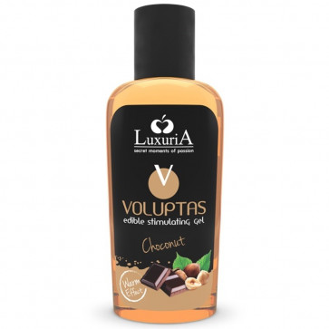 Массажный гель Luxuria Voluptas Edible Warming Effect Choconut, 100мл
