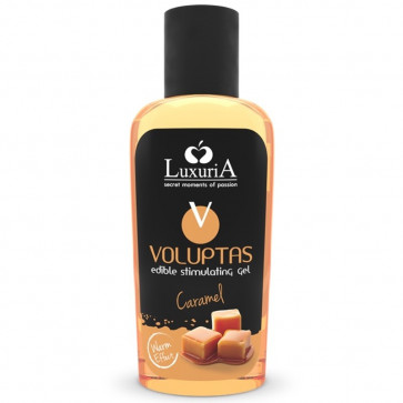 Массажный гель Luxuria Voluptas Edible Warming Effect Caramel, 100мл