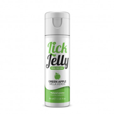 Оральный лубрикант Lick Jelly Oral Sex Gel Green Apple, 50мл