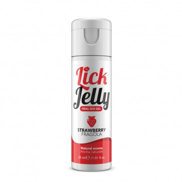 Оральный лубрикант Lick Jelly Oral Sex Gel Strawberry, 50мл