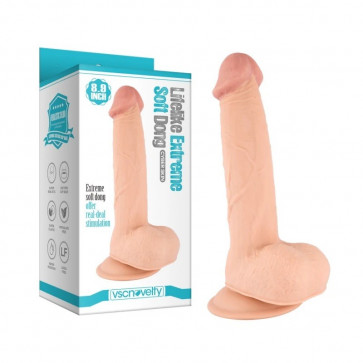 Фаллоимитатор на присоске Lifelike Extreme Soft Dong 8.9