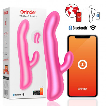 Вибратор для женщин Oninder Oslo Vibration Rotation Pink Free App