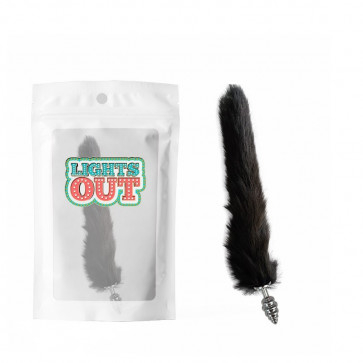 Foxs Spiral Tail Plug-Black