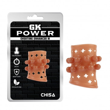 Эрекционное кольцо насадка на пенис GK Power Overtime Enhancer M