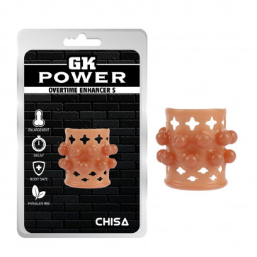 Эрекционное кольцо насадка на пенис GK Power Overtime Enhancer S