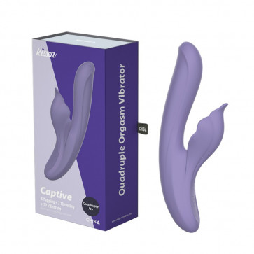Quadruple Orgasm Vibrator Kissen Captive