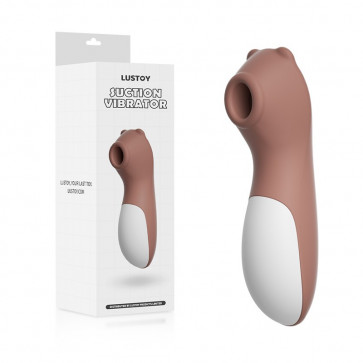 Посасывающий клиторальный вибростимулятор Suction Vibrator Brown