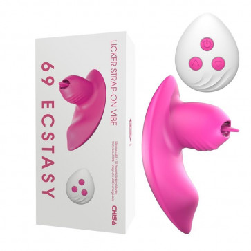 69 Ecstasy Licker Strap-on Vibe