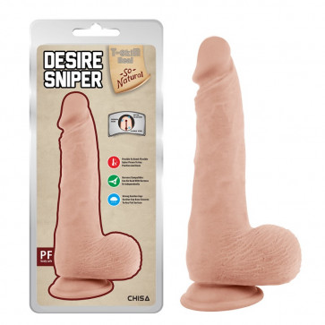 Фаллоимитатор на присоске Desire Sniper Flesh