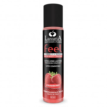 Лубрикант на водной основе Luxuria Feel Strawberry, 60мл