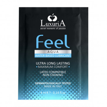 Лубрикант на водной основе Luxuria Feel Aqua, 4мл