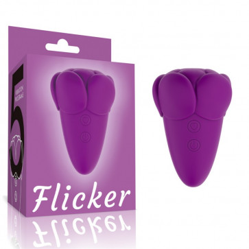 Клиторальный вибростимулятор Flicker Rechargeable Vibrator Purple