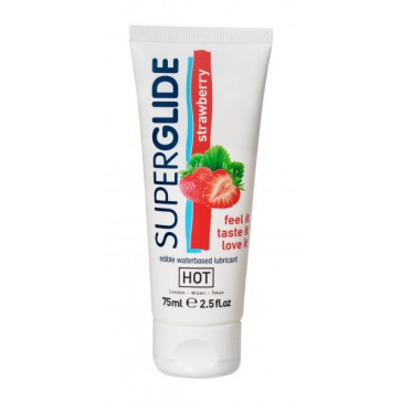 Лубрикант оральный "SUPERGLIDE Strawberry" 75 мл