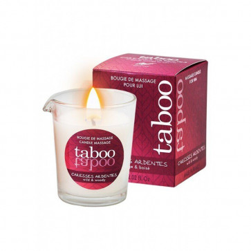 Массажная свеча для женщин TABOO Caresses Ardentes, 60 гр
