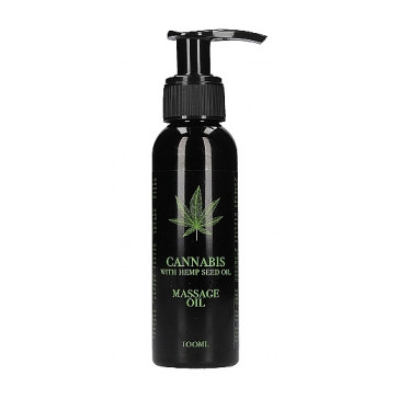 Массажное масло Cannabis With Hemp Seed Oil - Massage Oil, 100 мл