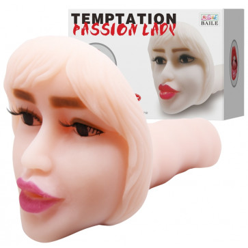 Мастурбатор ротик с вибростимуляцией BAILE - TEMPTATION PASSION LADY Vibration, BM-009183