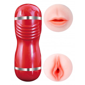 Мастурбатор с двумя входами BOSS CLEO Double Delight 3.0, BS2600133