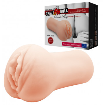 Мастурбатор-вагина Crazy Bull - MAGGIE POCKET PUSSY MASTURBATOR , BM-009226N