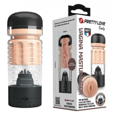 Мастурбатор вагина с вибрацией PRETTY LOVE - Emily, BM-00900T65
