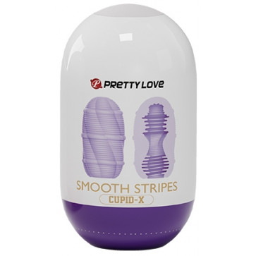 Мастурбатор яйцо Pretty Love - Smooth Stripes Cupid-X, BI-014931-3