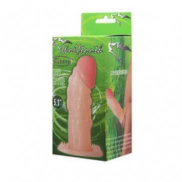 Насадка-презерватив BI-016003-0102S ( телесный )