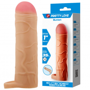 Удлиняющая насадка презерватив Pretty Love -  Bunion 1" Flash, BI-026253
