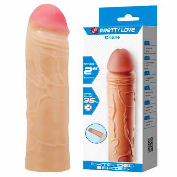 Удлиняющая насадка презерватив Pretty Love -  Chane 2" Flash, BI-026254