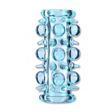 Насадка стимулирующая BOSS Stretchy Sleeve Blue, BS6700013