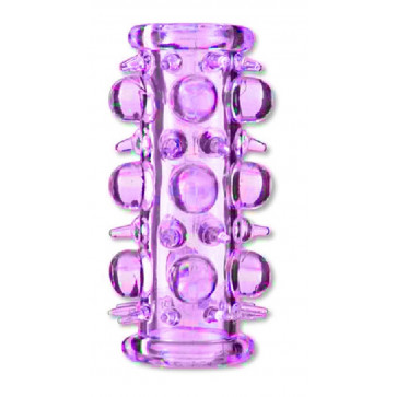 Насадка стимулирующая BOSS Stretchy Sleeve Purple, BS6700015