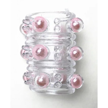 Насадка стимулирующая AR028-05 Light pink, ( 1 шт )